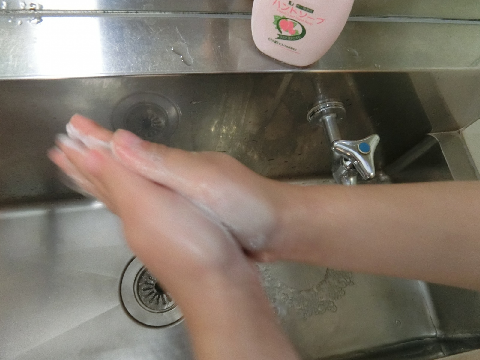 手洗い指導