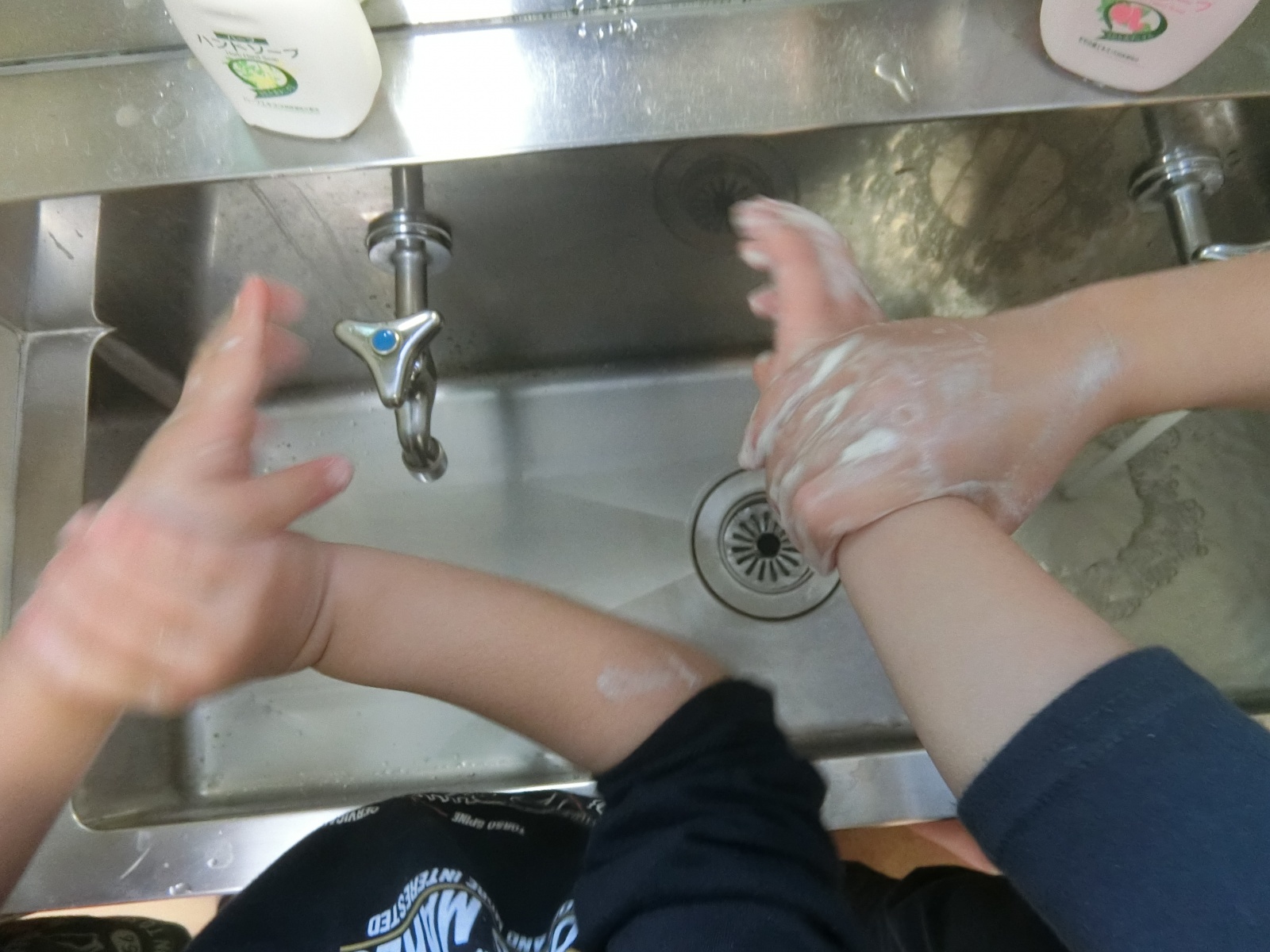手洗い指導